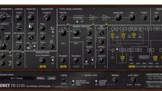Free VST emulation of Korg PS-3100 (FB-3100)