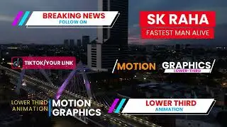 Elegant Lower Thirds Animation