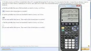 binomial dist  TI-83