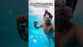 How does it feel to jump into deep water? - Deep Water Swimming 🏊🏻 