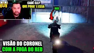 FICOU SEM ACREDITAR!😨VISÃO DO CORONEL COM A FUGA DO RED APÓS O SEQU3STRO DE REFÉNS! GTA RP