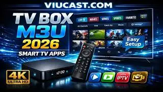 TV Box M3U Playlist Apps 2026 📺 Best Smart TV IPTV