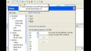 changing filezilla transfer type