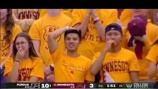 Taylor McGregor | Minnesota vs Purdue 2022 | ESPN College Football Sideline Reporter