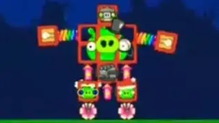 Bad Piggies - THE BIG BUS MANY PIGGIES A BIG ROBOT+2600
