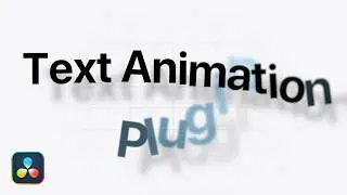The Best TEXT ANIMATION Plugin for DaVinci Resolve (Update)