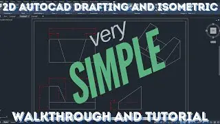 Complete AutoCAD Video with Isometric #autocad #inventor #solidworks #autodesk #cad