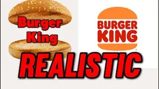 I made the Burger King logo realistic