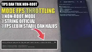 MODE THROTTLING FPS UNTUK FPS LEBIH STABIL ! CARA AGAR FPS STABIL KETIKA BERMAIN GAME PAKAI MODE INI
