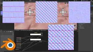 The BEST way to combine MULTIPLE normal maps in Blender!