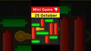 Hamster kombat mini game today | Hamster kombat mini game key | 25 October hamster kombat new key