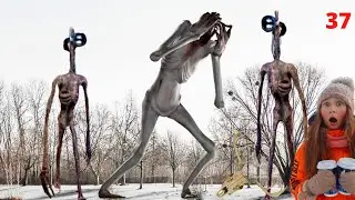 A shy guy in Siren Head's park. Wendigo skull. Siren Head SCP's real-life appearance.