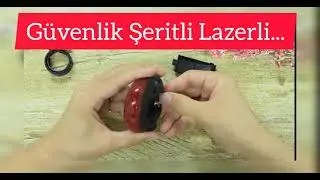 Bisiklet Lazerli Arka Stop Lamba
