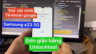 Frp bypass samsung A23 5G | unlocktool 2026
