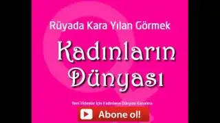 Rüyada kara yılan görmek ne demektir