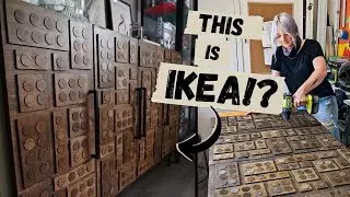 IKEA KALLAX HACK: make it lego inspired but *sophisticated* 😱| Love It or Thrift It | DIY DANIE