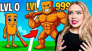 ПРОКАЧАЛА ТУНГ ТУНГ ТУНГ САХУРА ДО МАКСИМАЛЬНОГО УРОВНЯ В РОБЛОКСЕ! BRAINROT EVOLUTION ROBLOX!