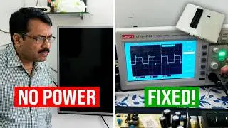 No Power on Videocon TV? How to Use a DSO and BIOS Programmer to Repair