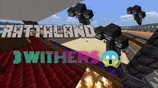 3 WITHERS ME DESTRUYEN EL COLISEO 😱 NUEVA GRANJA 🚀🐄 || RATTALAND // SERIE DE MINECRAFT
