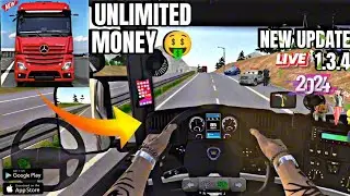 😱Truck Simulator Ultimate MOD APK 1.3.4 Gameplay 2024 VIP Unlimited money Fuel | Mod Menu #2024