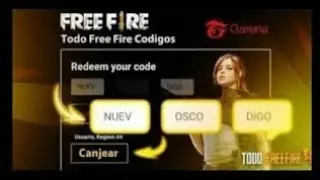¡NUEVO CODIGO! NUEVO CODIGO DE FREE FIRE