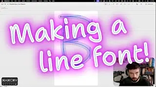 Making a single-line CNC font from Shantell Sans