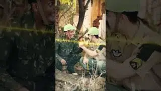 Black guy and white guy joined the army 
