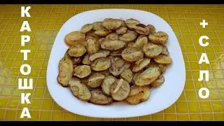 КАРТОФЕЛЬ С САЛОМ! В духовке! Простой рецепт!