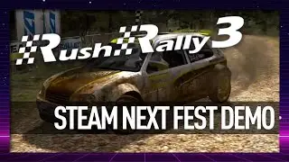Rush Rally 3 Gameplay | Steam Next Fest Demo