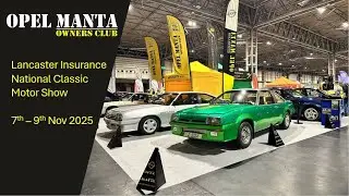 Opel Manta Owners Club at the National Classics, NEC 2025.