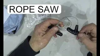 UNBOXING HAND STEEL ROPE SAW