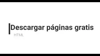 Descargar páginas web y editarlas