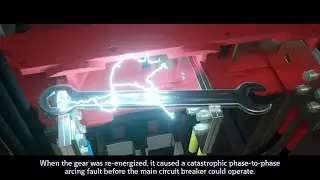 Arc Quenching Switchgear prevents catastrophe at a substation (with captions)