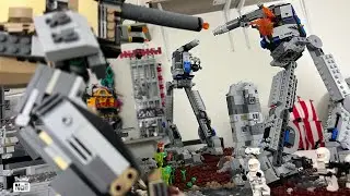 Lego Battle on Titan: mech battle