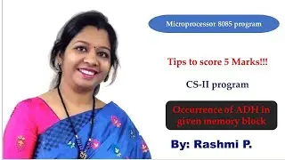 Occurrence of ADH  in microprocessor 8085 || Assembly language program || HSC Board 2024 || 8085 MP