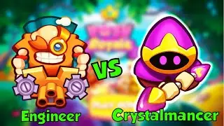 💥Engineer vs Crystalmancer🔮 Arena 11🏟 Rush Royale Gameplay PVP F2P Best Deck