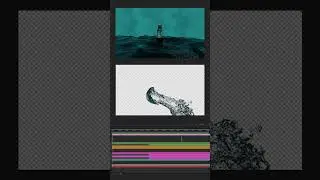 New after effect project 3d woter logo Animation.