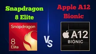 Snapdragon 8 Elie vs Apple A12 Bionic || Apple A12 Bionic vs 8 Elite ⚡️