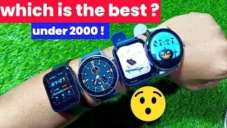 TOP 4 Best Premium Smartwatch Under ₹2000 in Feb 2023 😱🔥🔥| Calling, Heart Rate Tracking, SPO2 .