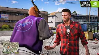 GTA 5 'Rampage' Mission 8K Gameplay | RTX 4090 Remastered Graphics MOD