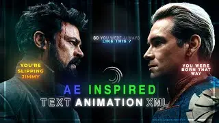 AE Inspired Text Animation Presets #03|Alight Motion (Xml + Presets) | 