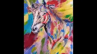Acrylic Art Horse