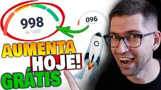 NOVO 2024🍀 Como aumentar o Score do CPF Rápido, Fácil e Grátis. Serasa, spc.