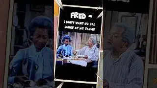 Sanford and Son Fred - "I don't want no bad lungs at my table"! #shorts #comedy