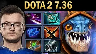 Slark Gameplay Miracle with 16 Kills and Silveredge - Dota 7.36