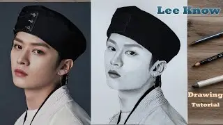 How to Draw STRAY KIDS Lee Know | Easy Step by Step Tutorial | SKZ Lee Know
