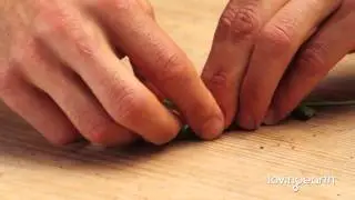Amazing  Raw Food Cutting Techniques: Chiffonade Full   Special