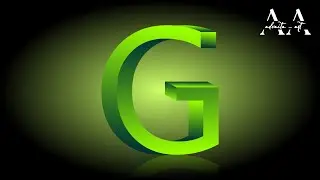 3D G Alphabet in CorelDRAW Very easy Trick