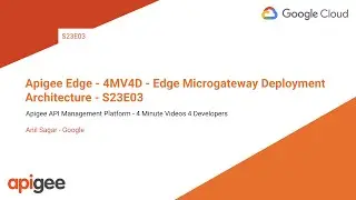 Apigee Edge - 4MV4D - Edge Microgateway Deployment Architecture - S23E03
