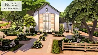 The Sims 4 Base Game Family House | No CC | Stop Motion Speedbuild